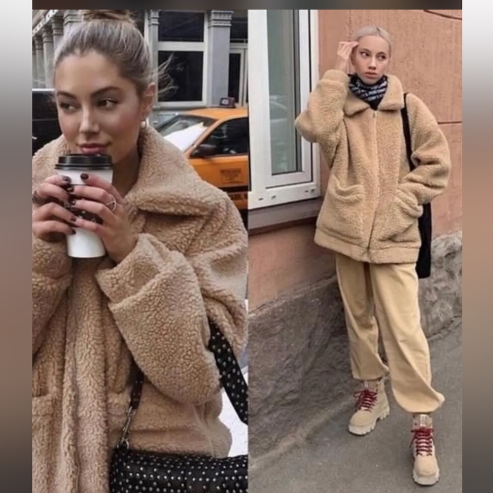 NWT I.Am.GIA size Small pixie jacket in camel